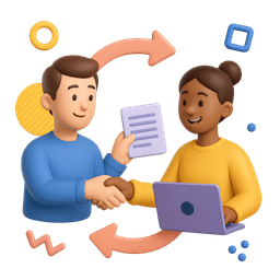 Share & Collaborate illustration